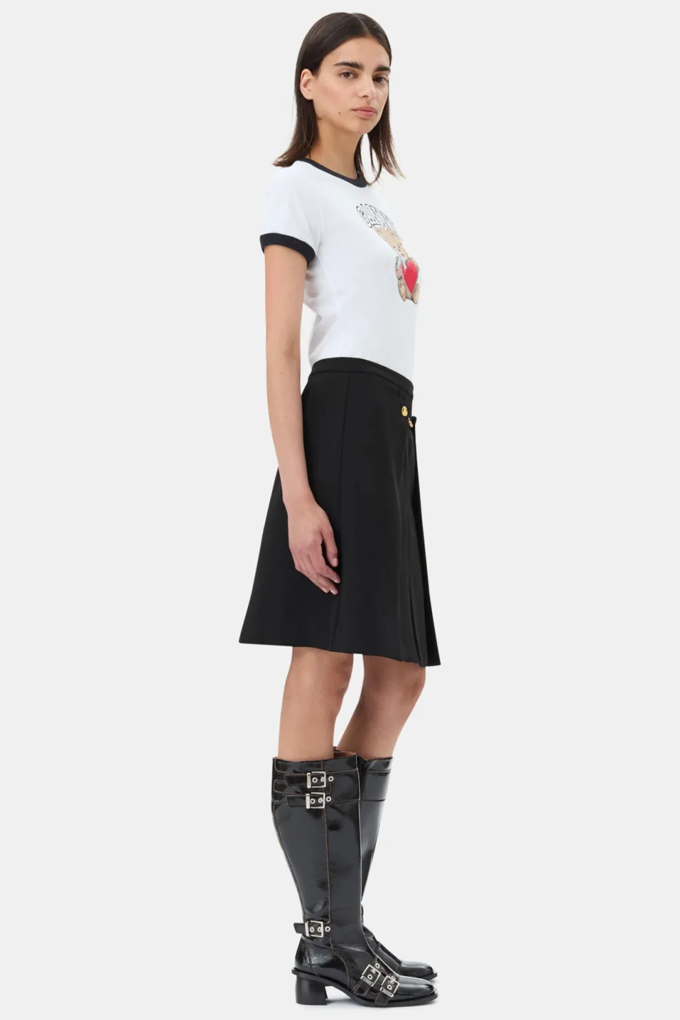 Ganni - Basic Jersey Bear Small T-Shirt