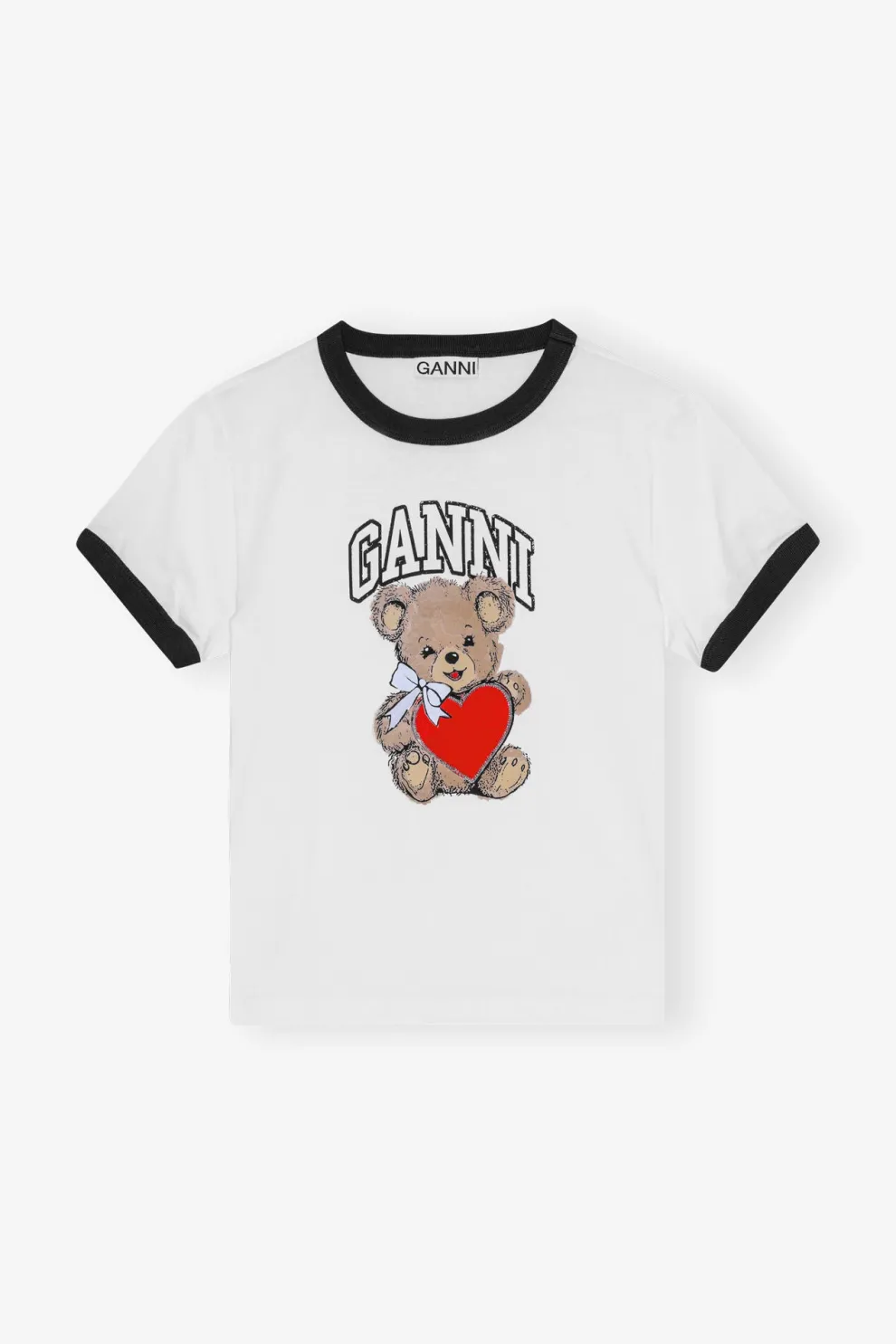 Ganni - Basic Jersey Bear Small T-Shirt