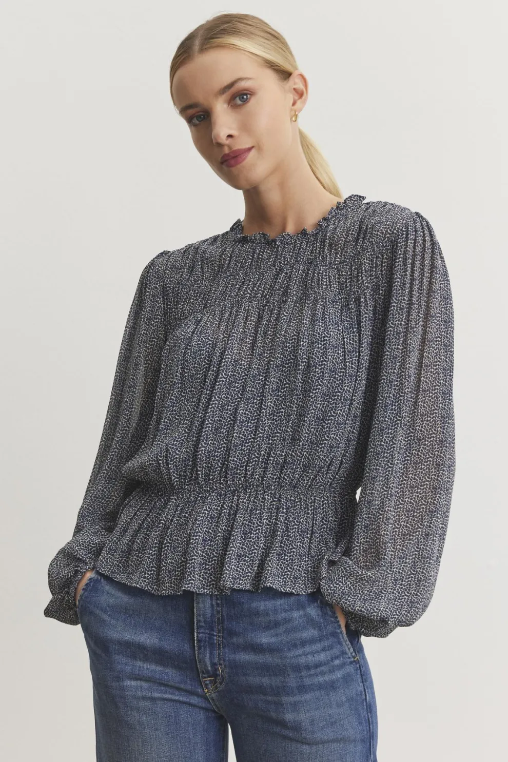 Velvet - Blen DS Terrace Print Top