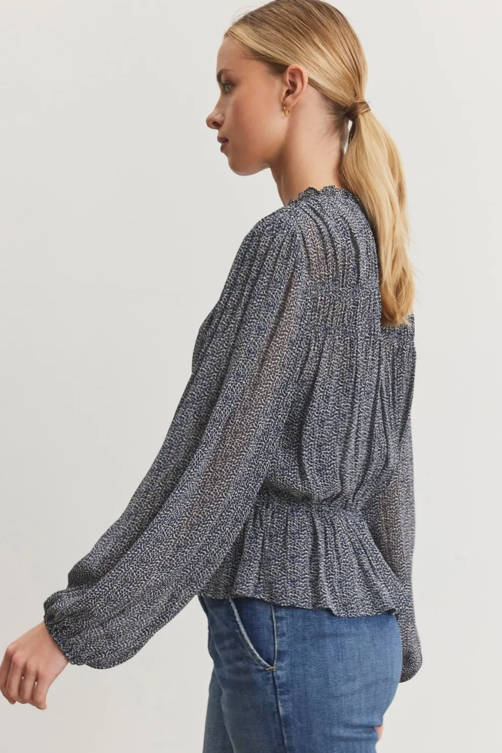 Velvet - Blen DS Terrace Print Top