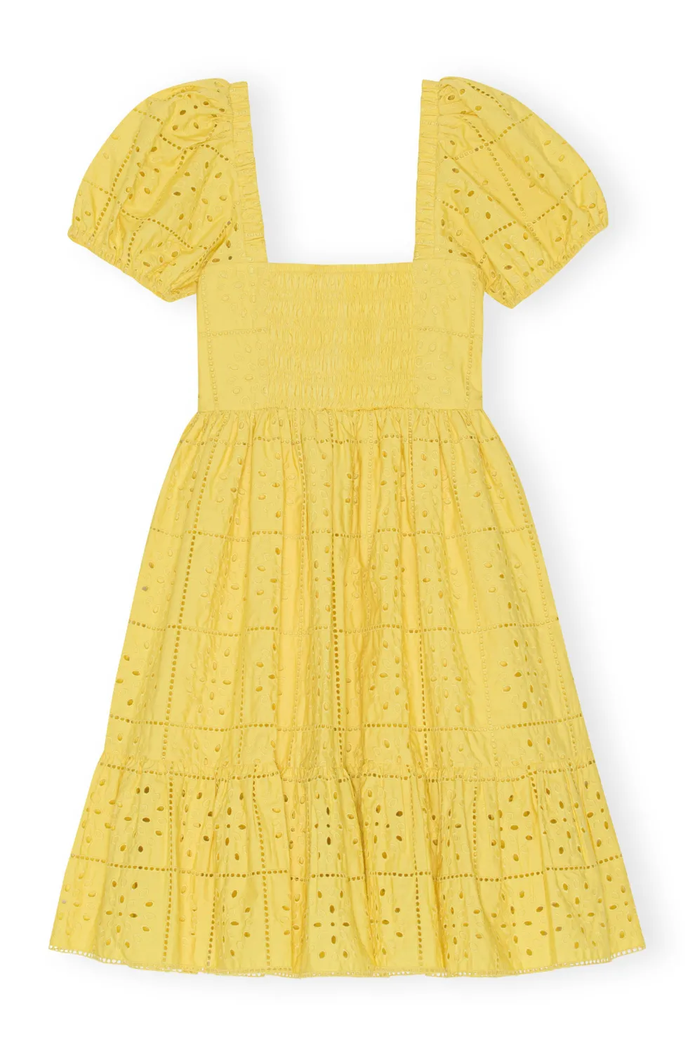 Ganni - Borderie Anglaise Mini Dress