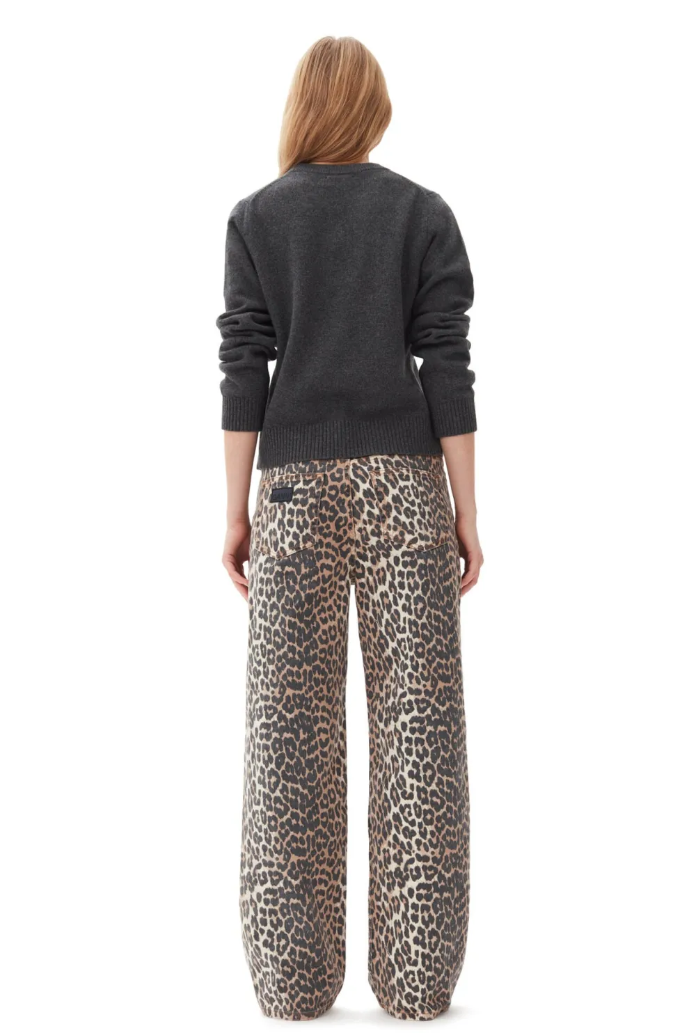 Ganni - Print Denim Izey