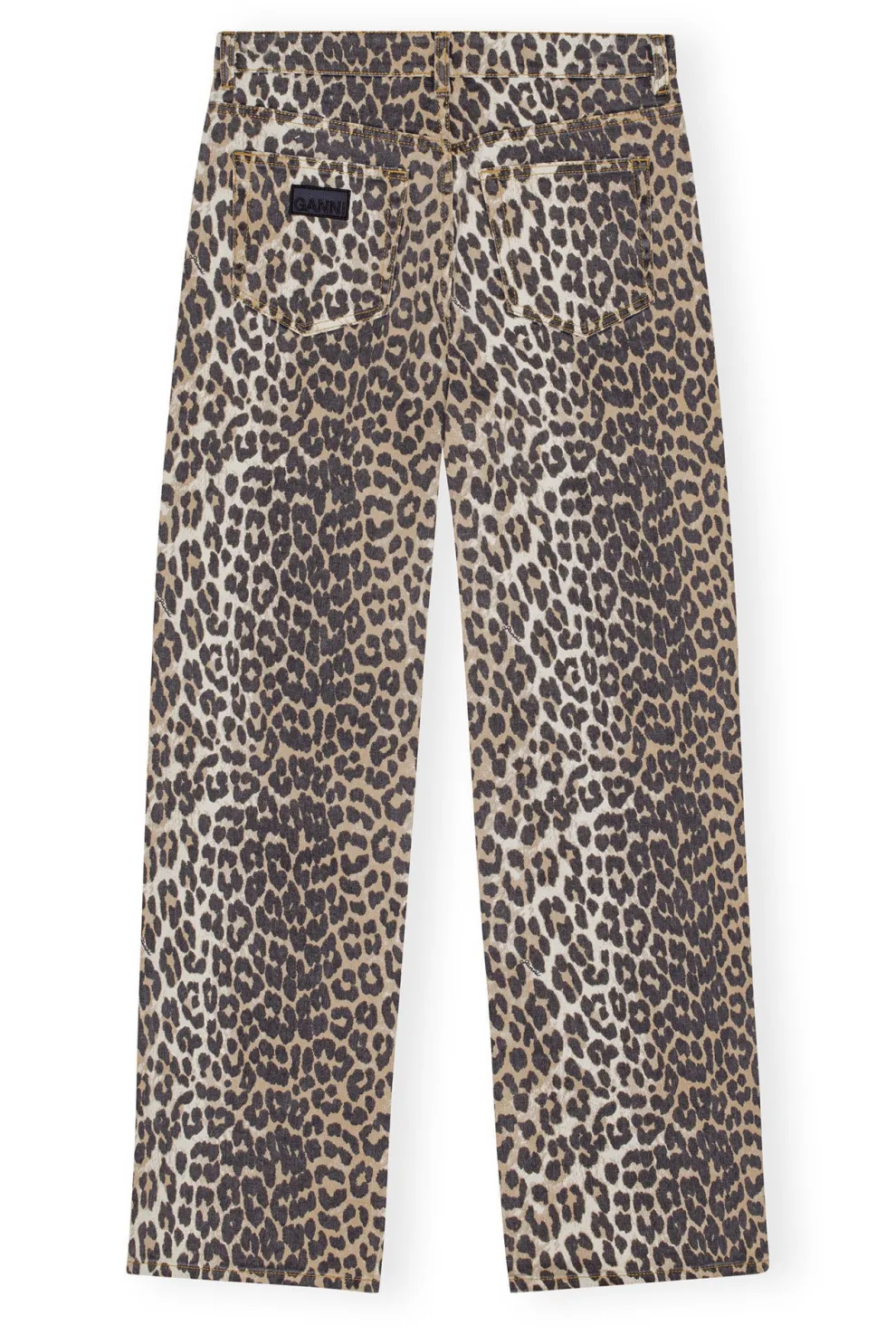 Ganni - Print Denim Izey