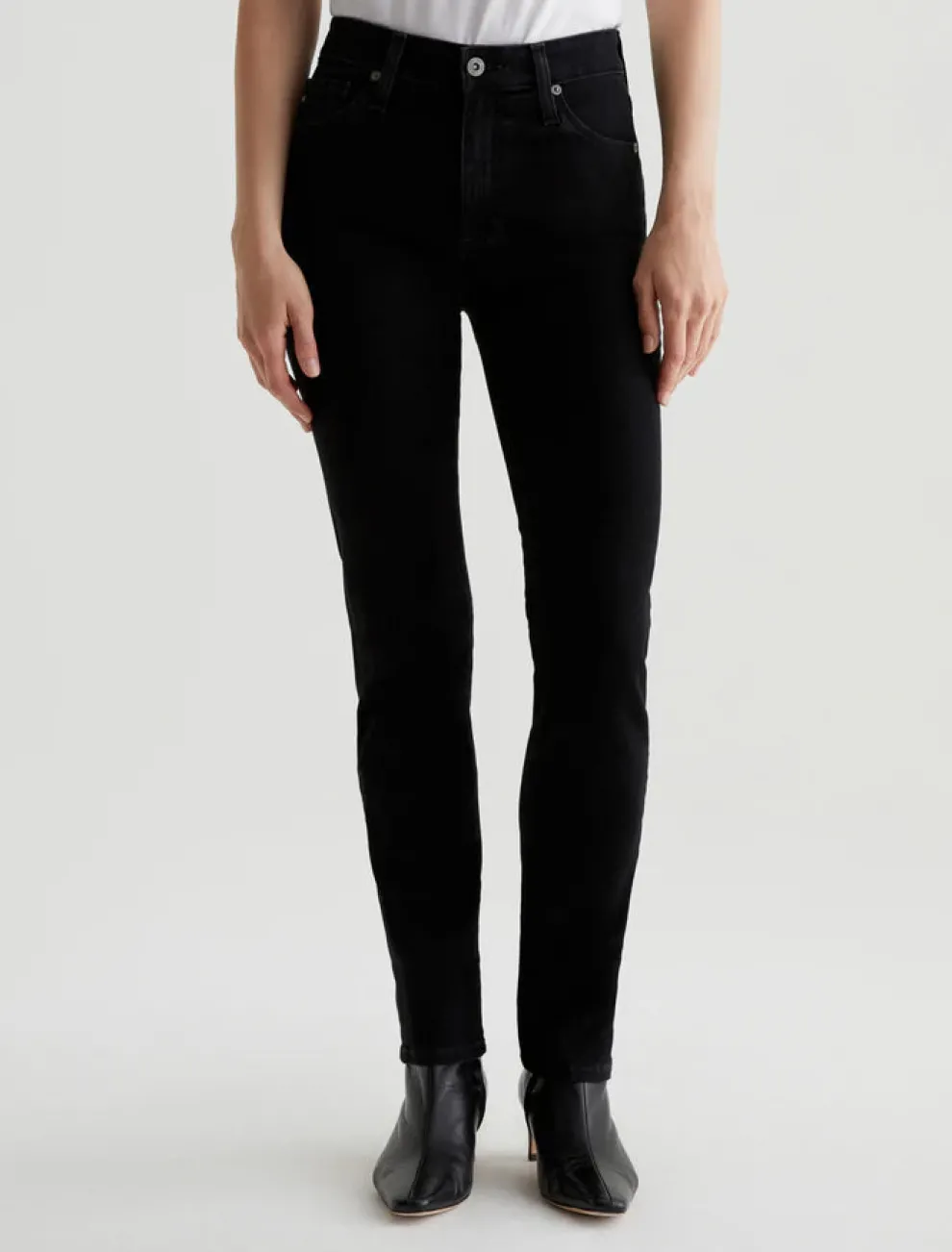 AG Jeans - Mari Mid-Rise Slim Straight