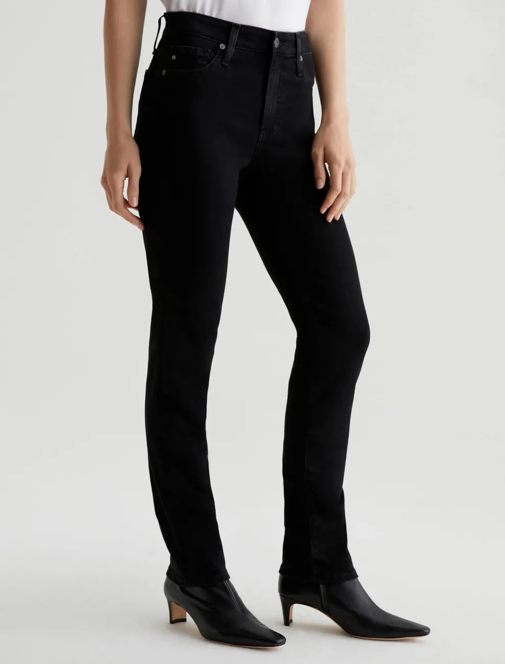 AG Jeans - Mari Mid-Rise Slim Straight
