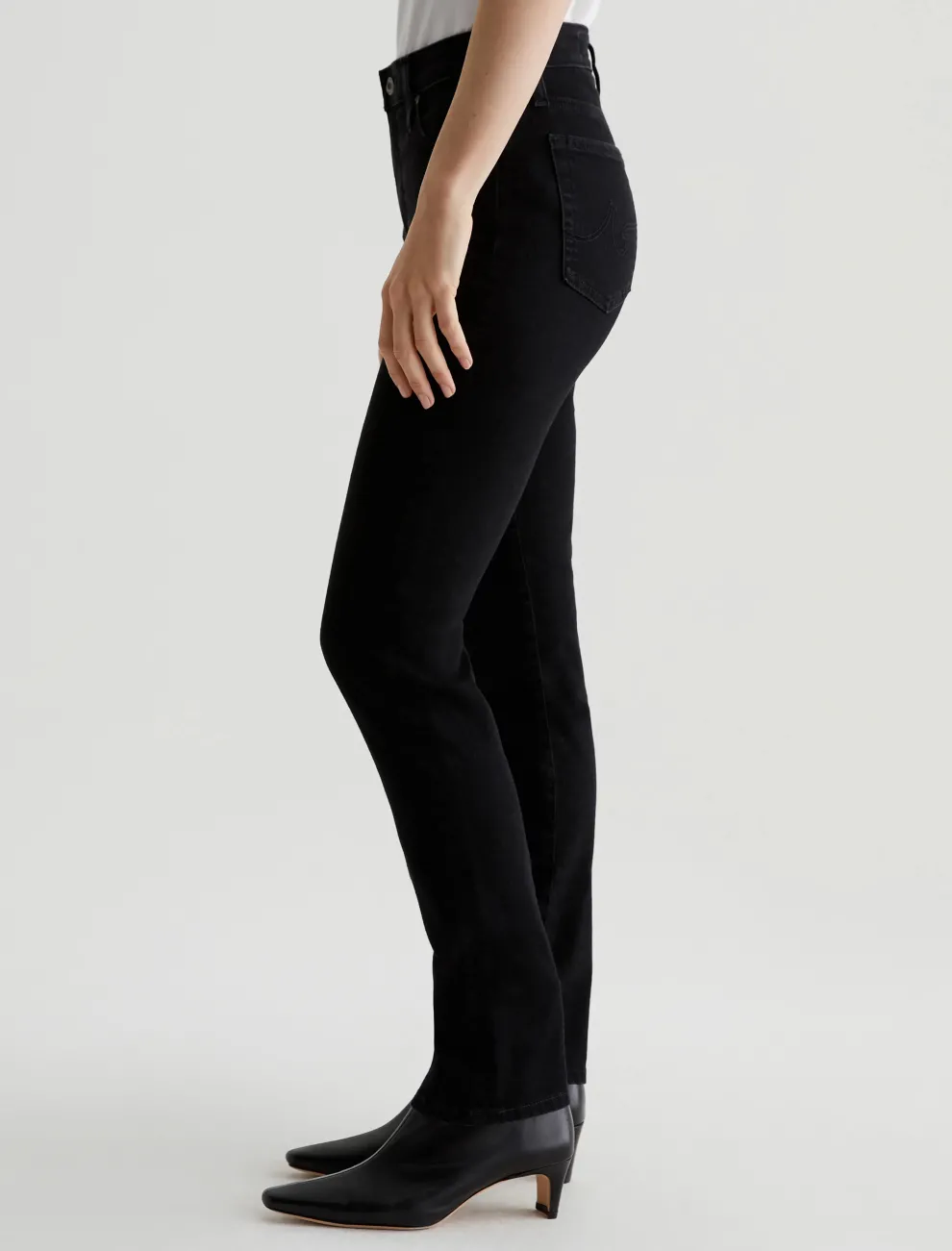 AG Jeans - Mari Mid-Rise Slim Straight