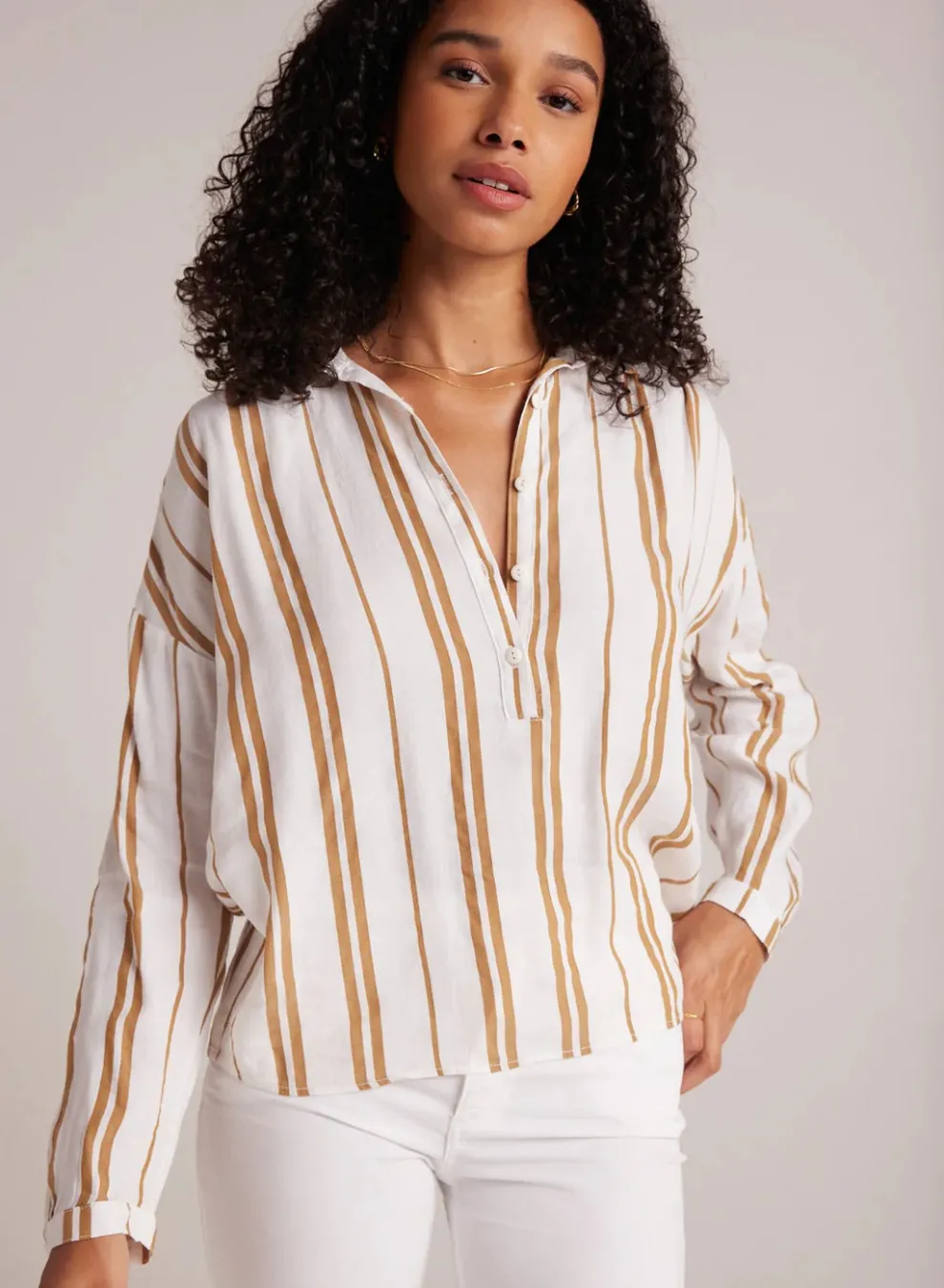 Bella Dahl - Shirred Shoulder Pullover