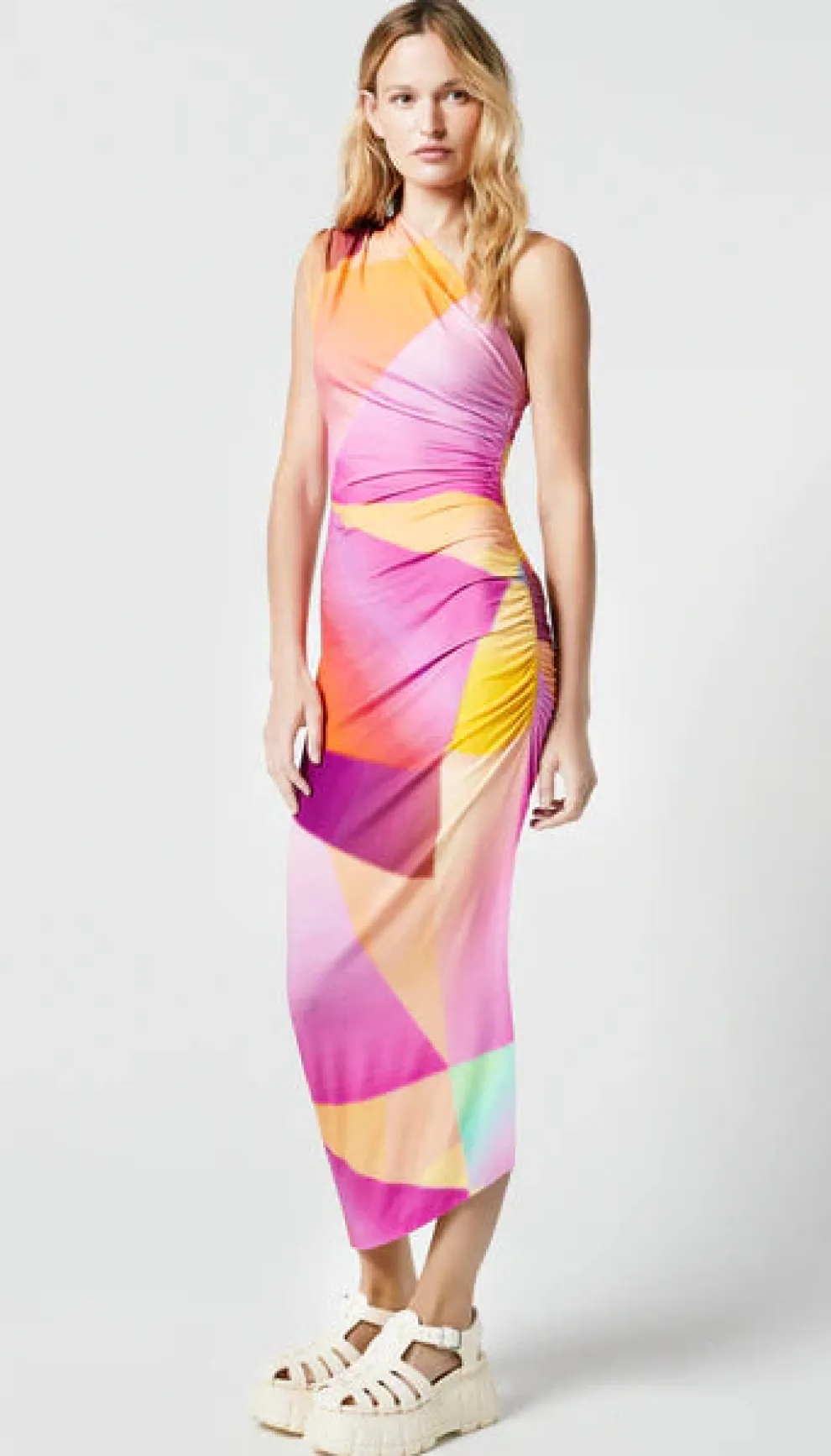 Smythe - Single Shoulder Dress