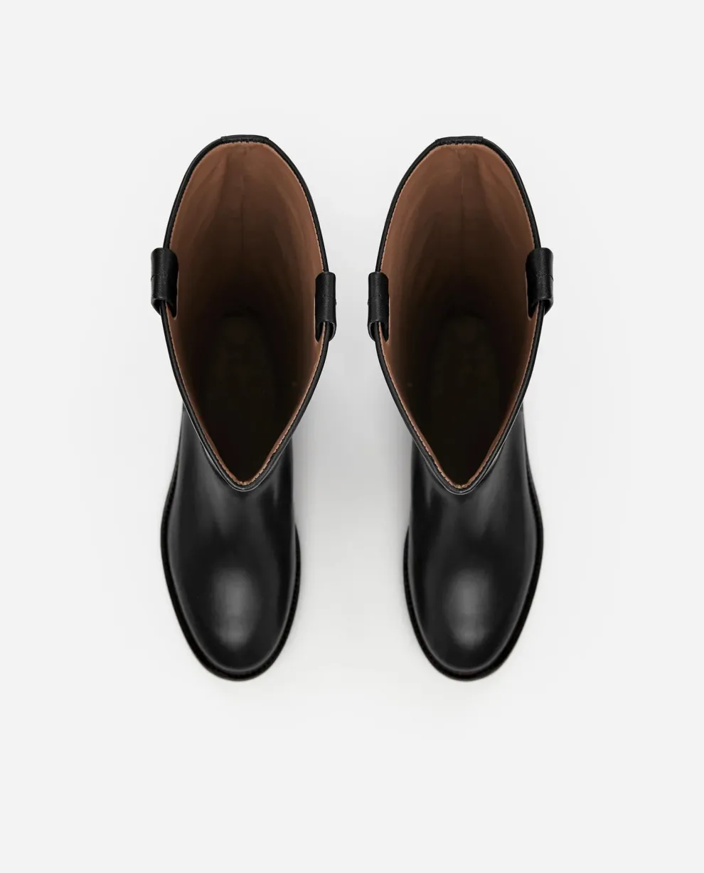 Flattered - Frances Leather Boots