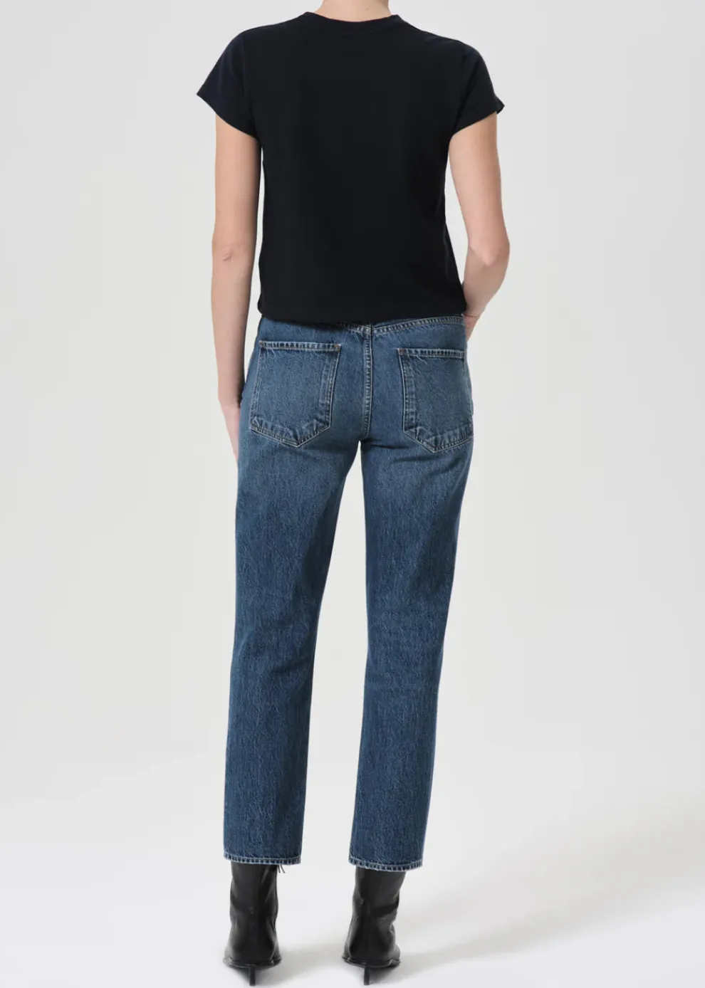 Agolde - Riley High Rise Straight Crop