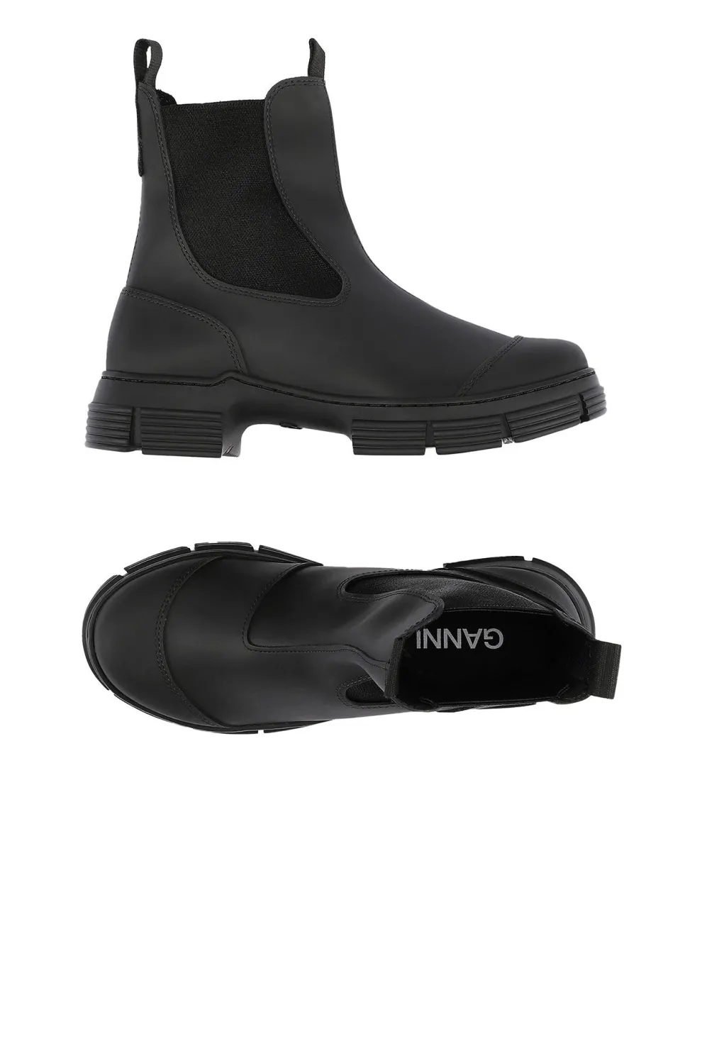 Ganni - Recycled Rubber City Boot