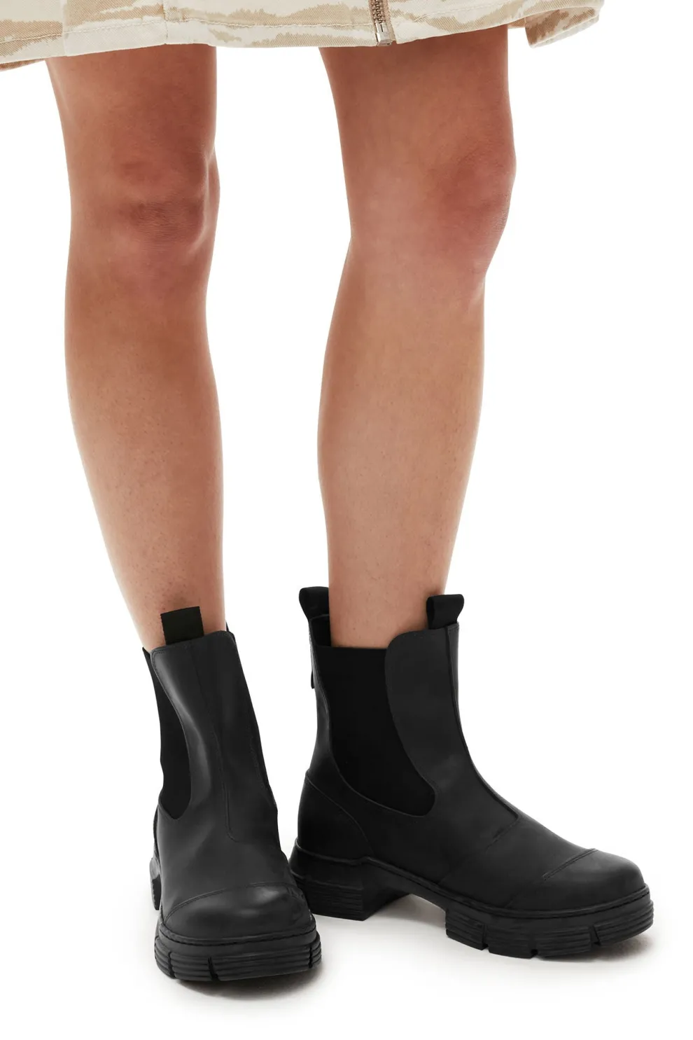 Ganni - Recycled Rubber City Boot