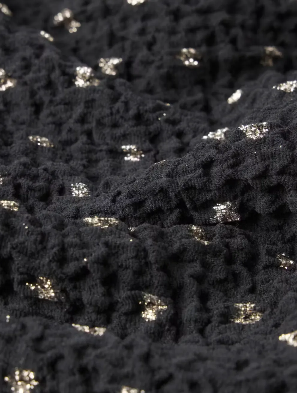 Frame - Dotted Stretch Mesh Top