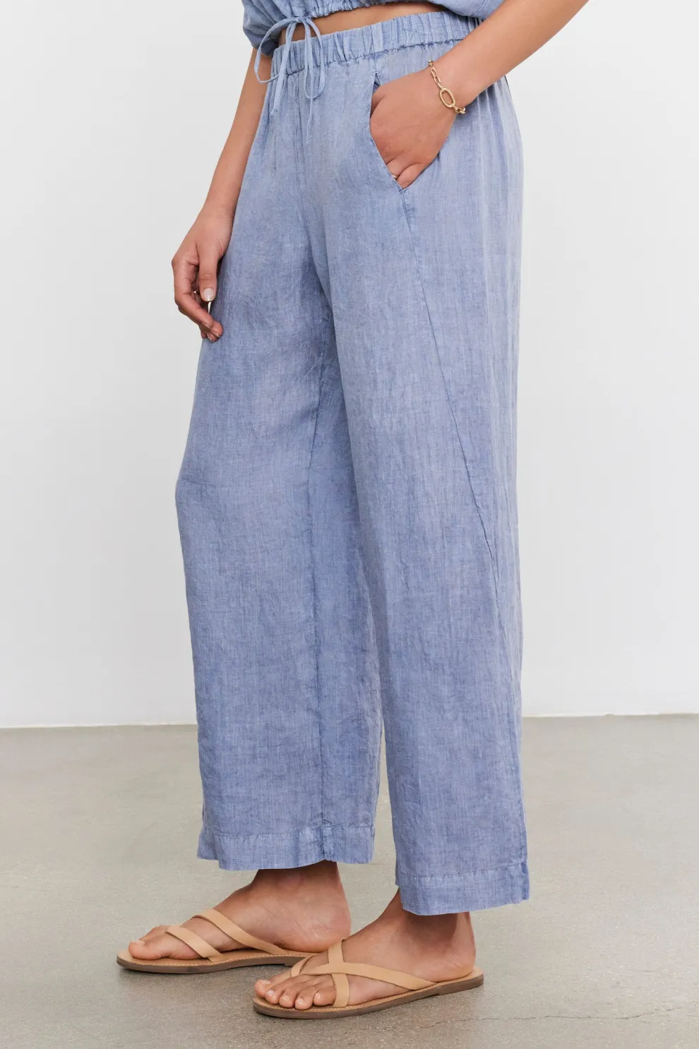 Velvet - Lola Woven Linen Pant