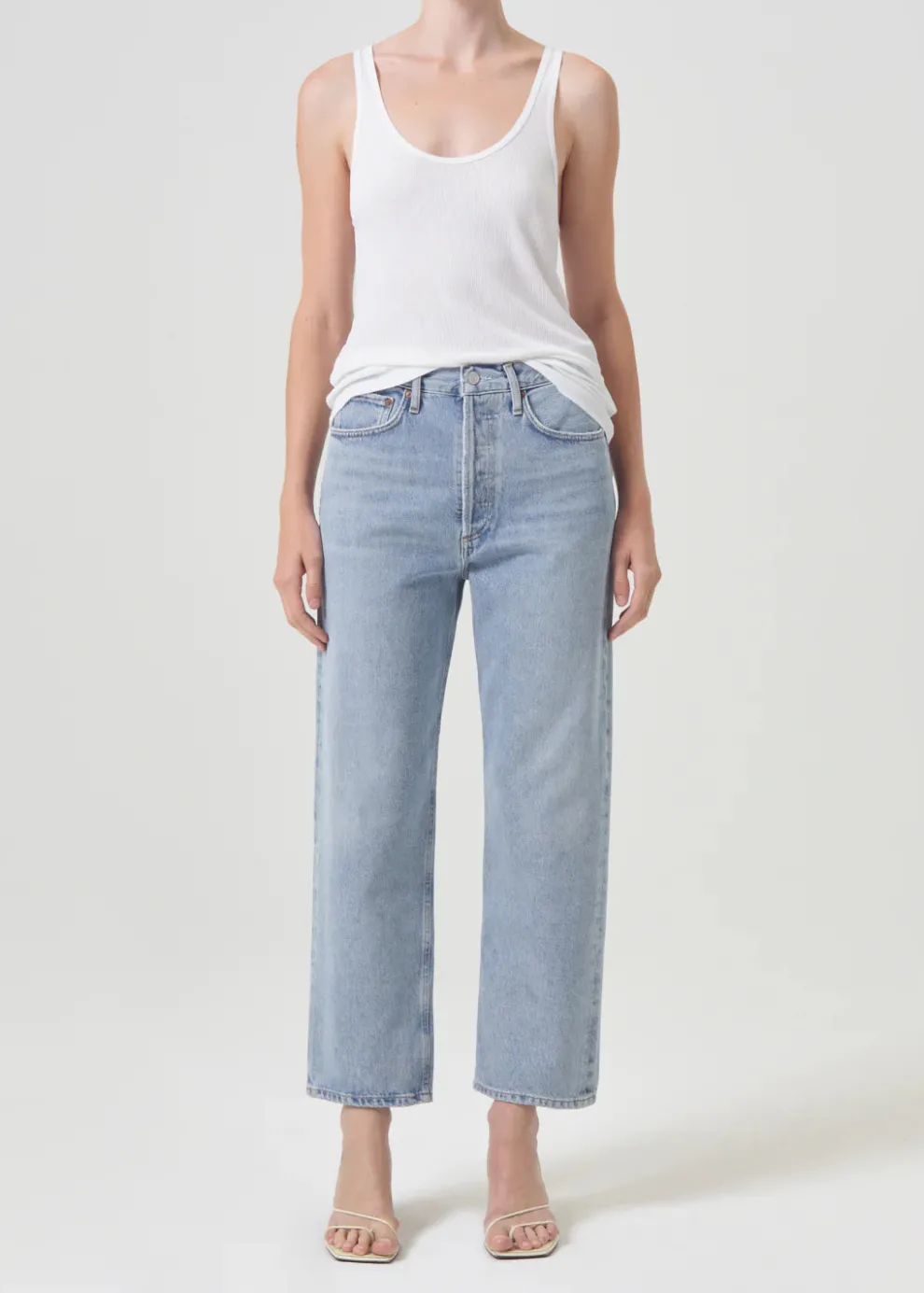Agolde - 90's Crop Mid Rise Loose Straight