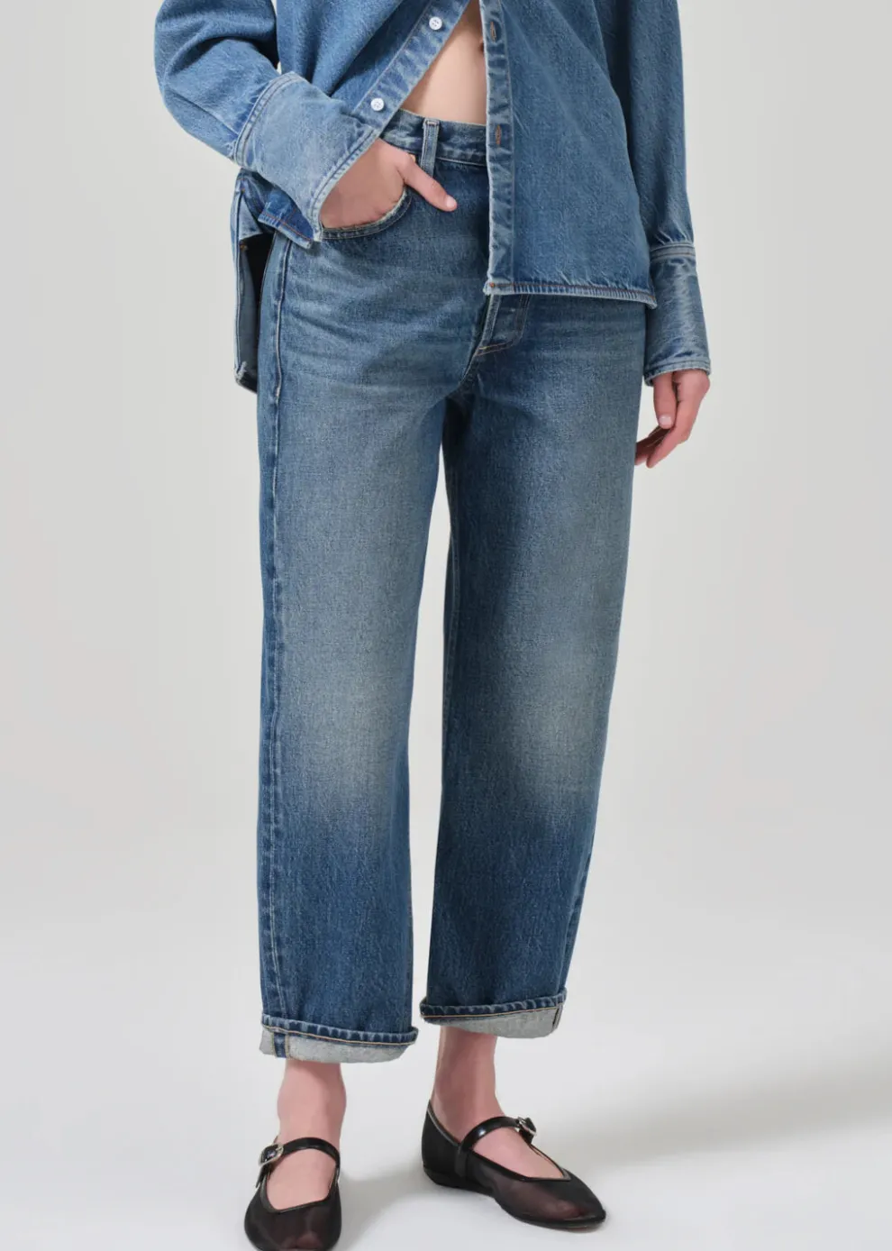 Citizens of Humanity - Dahlia Bow Leg Baby Roll