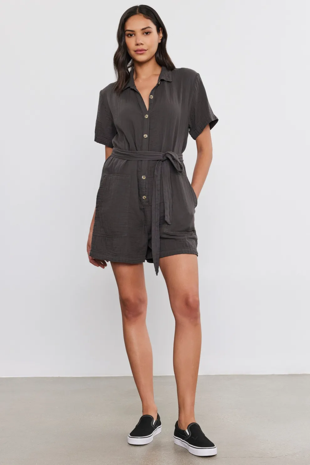 Velvet - Dane Cotton Gauze Jumper