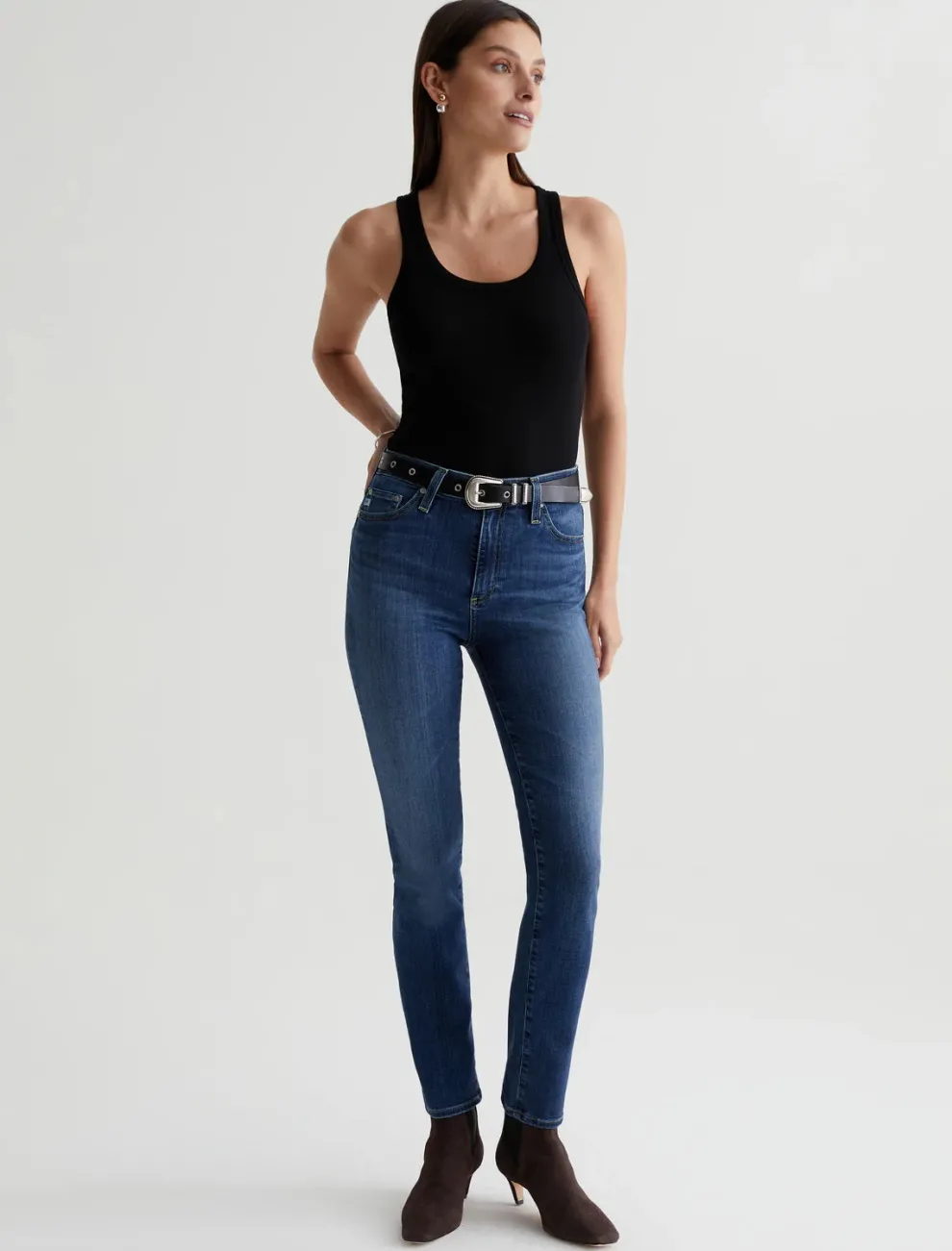 AG Jeans - Mari High-Rise Slim Straigth
