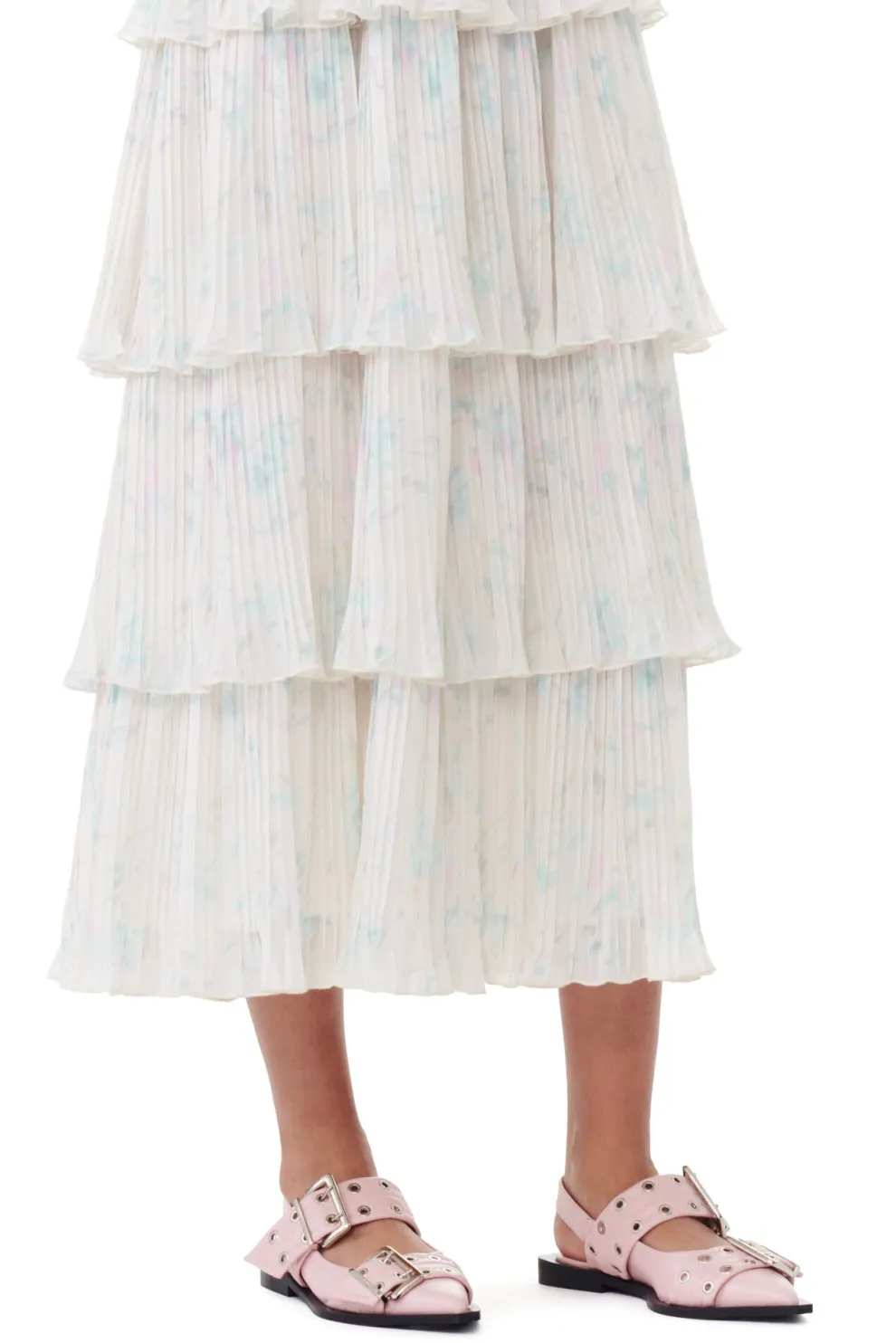 Ganni - Feminine Buckle Ballerina