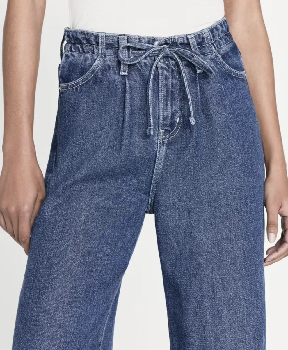 Frame - Pixie Drawstring Wide Leg