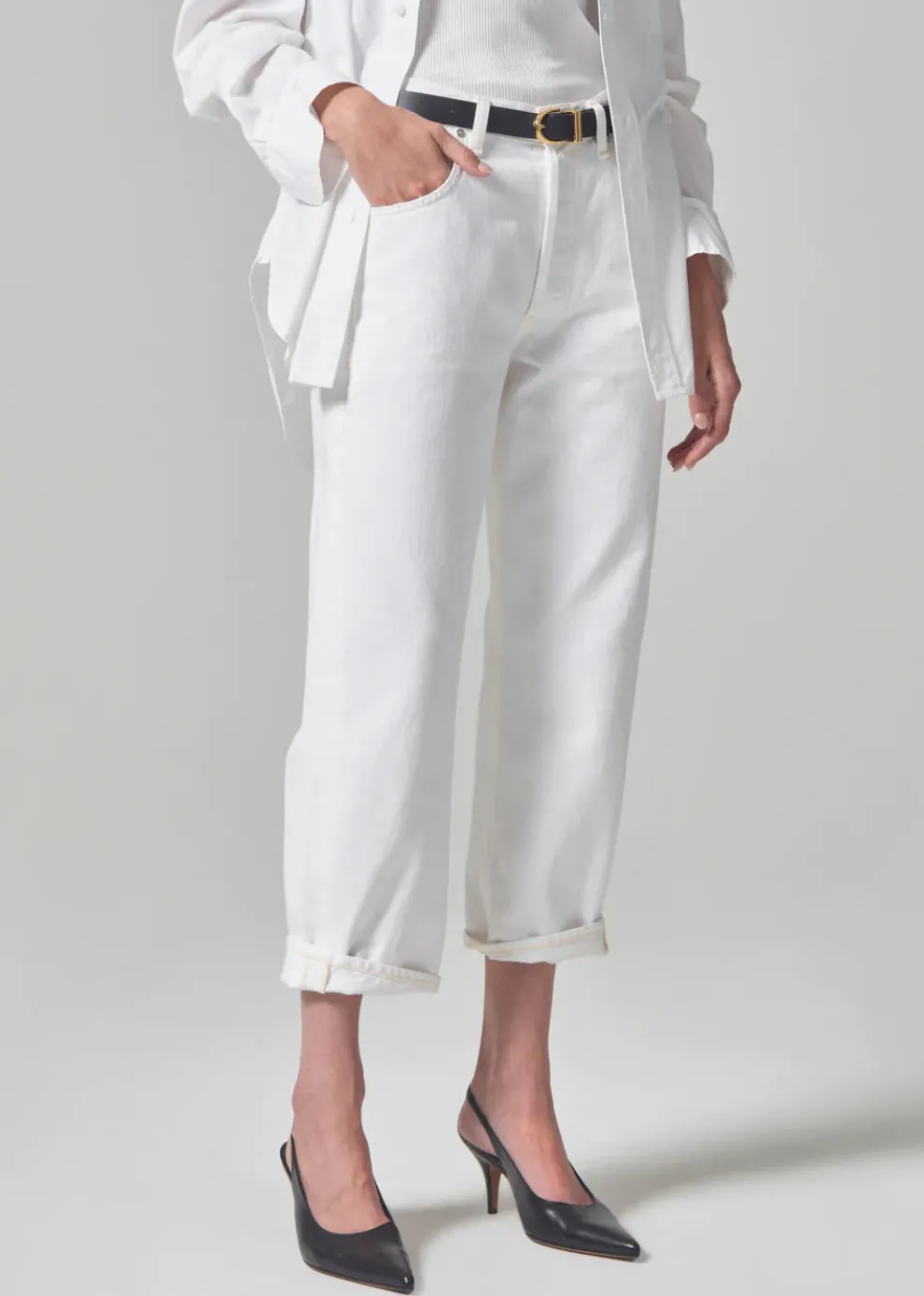 Citizens of Humanity - Dahlia Bow Leg Baby Roll Jeans