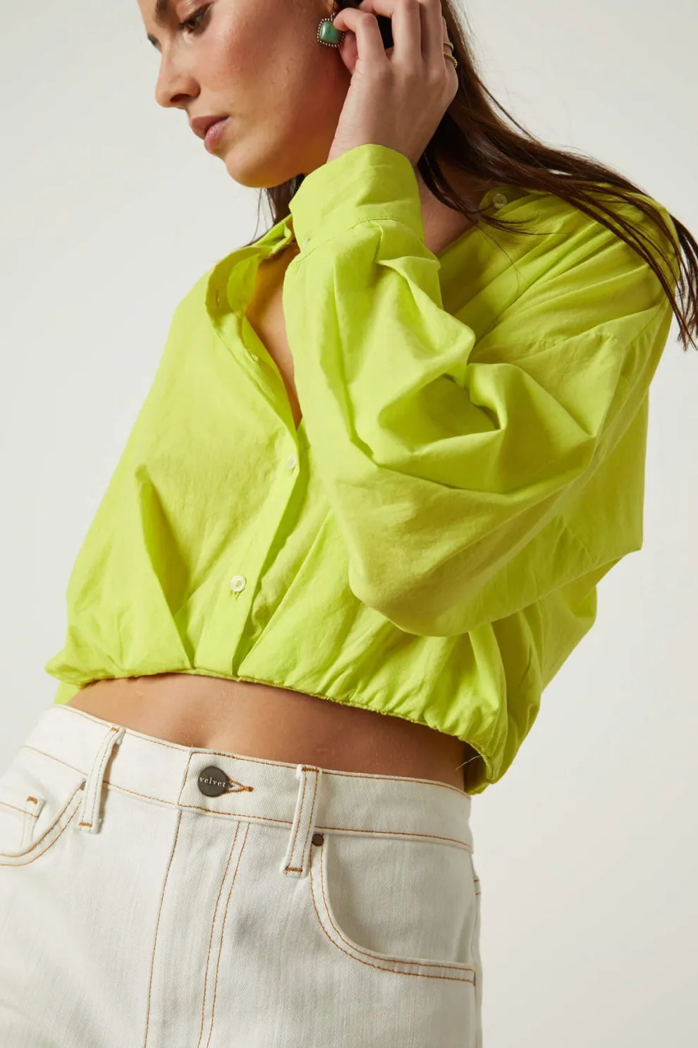 Velvet - Julia Cotton Shirting Shirt