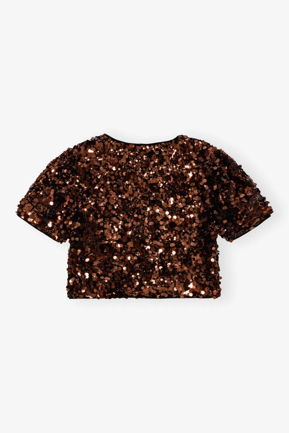 Ganni - Velvet Sequins Blouse