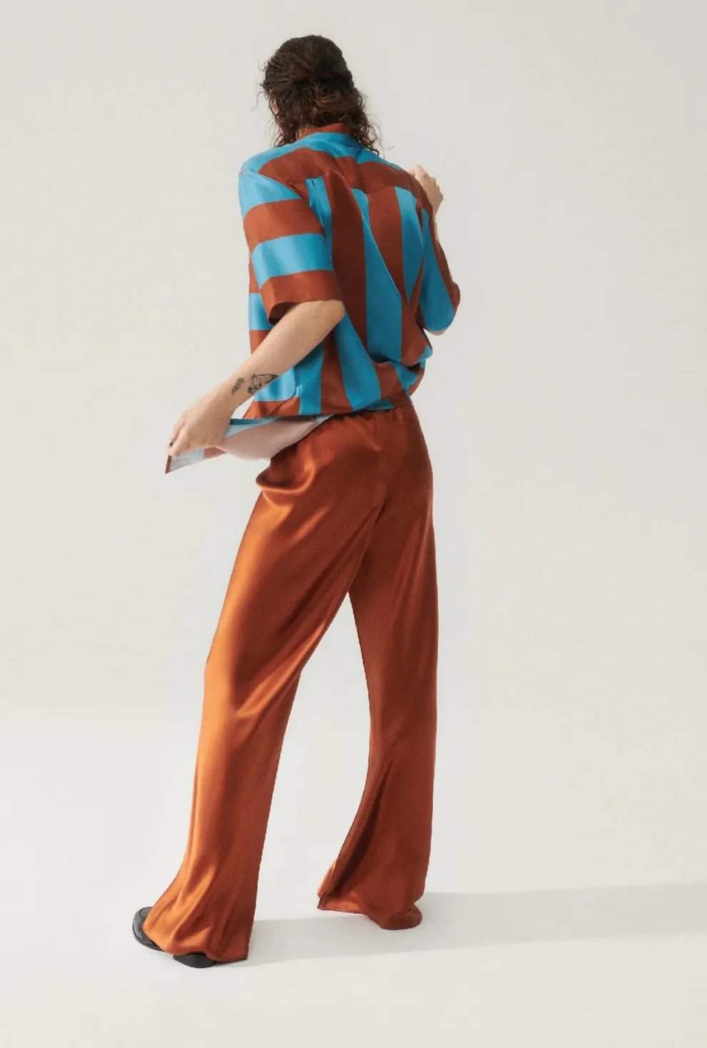 Silk Laundry - Short Sleeve Boyfriend Shirt