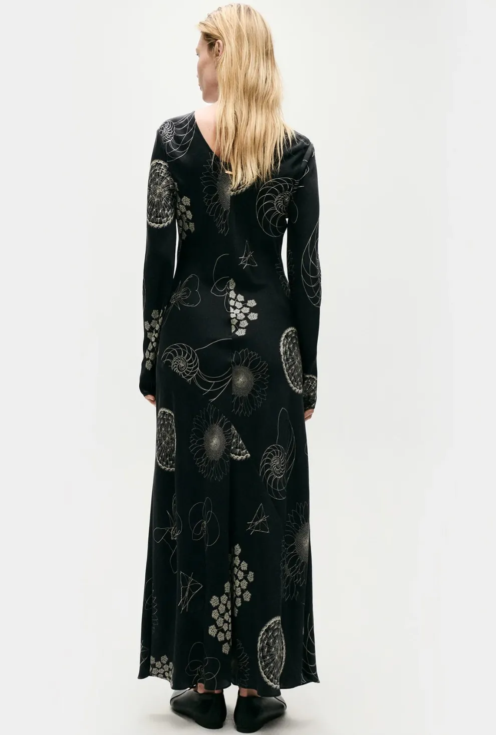 Silk Laundry - Full Sleeve Bias Dress