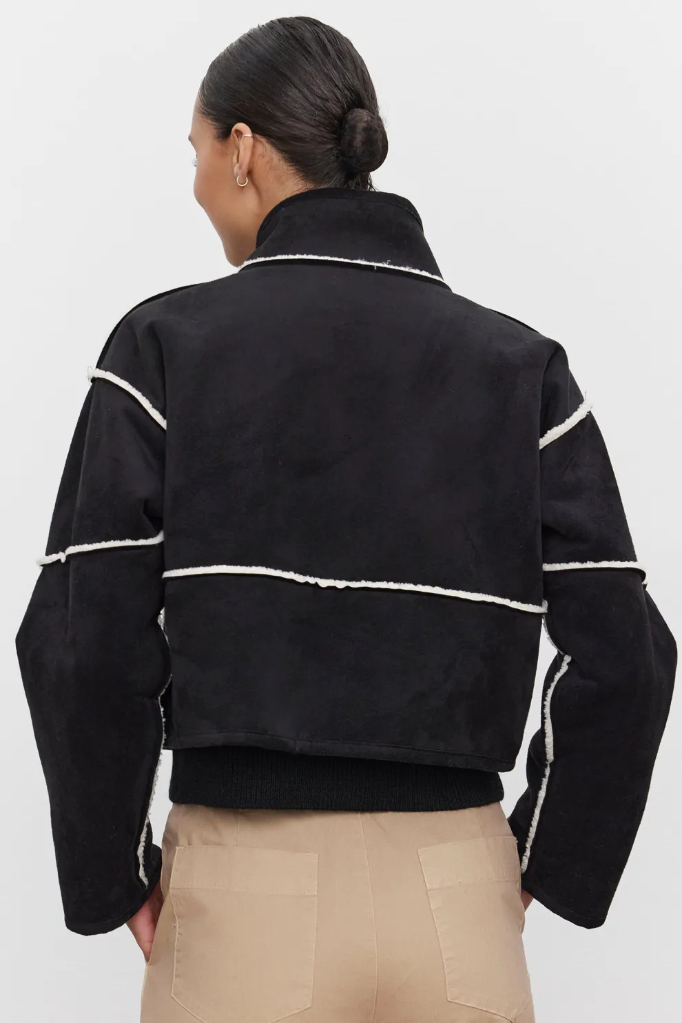 Velvet - Kelly DS Lux Sherpa Cropped Jacket