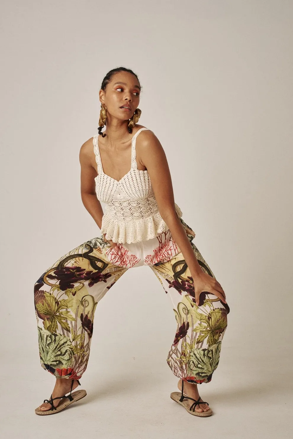 Carolina K - Crochet Seashell Top