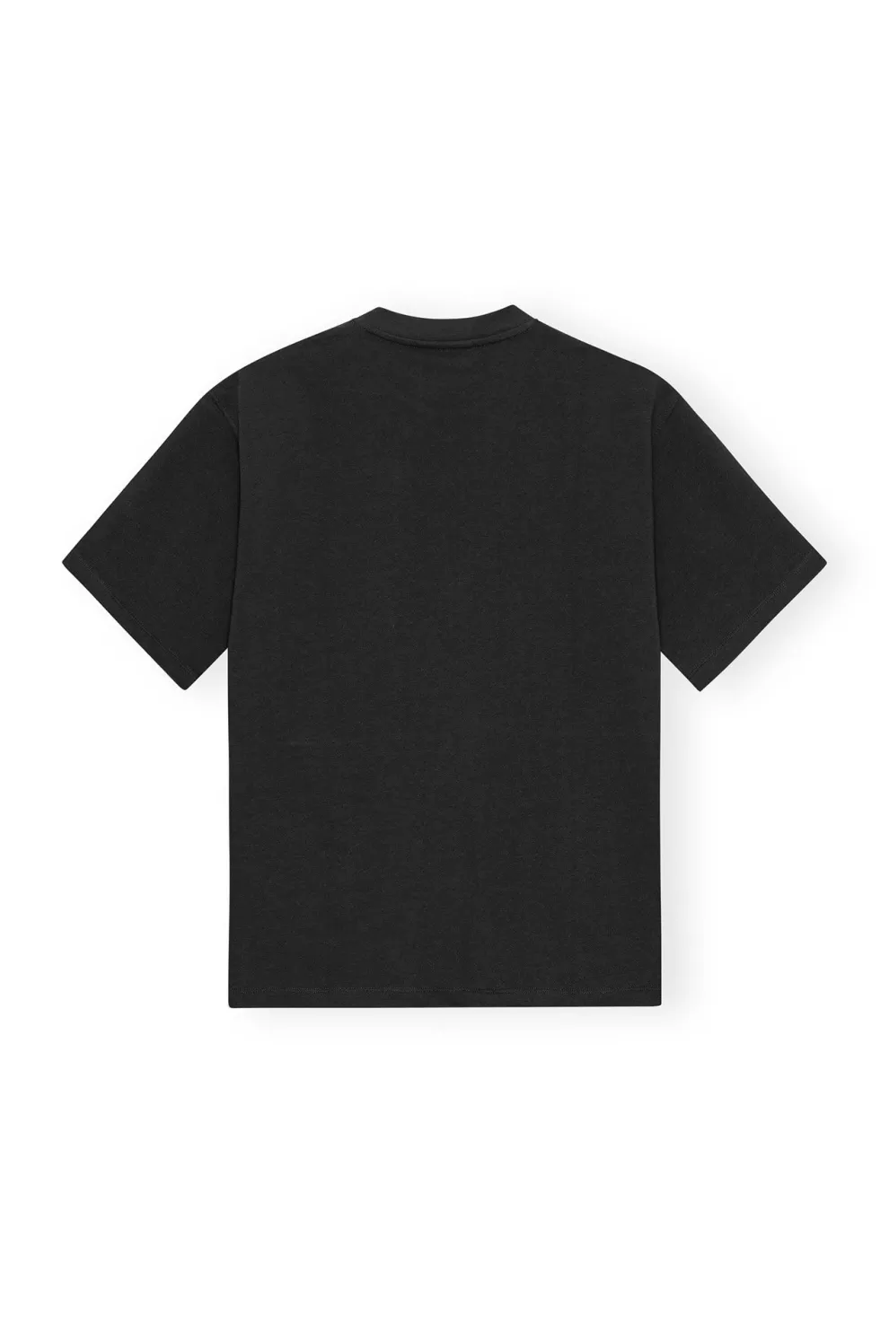 Ganni - Heavy Cotton Drop Shoulder Heart T-shirt