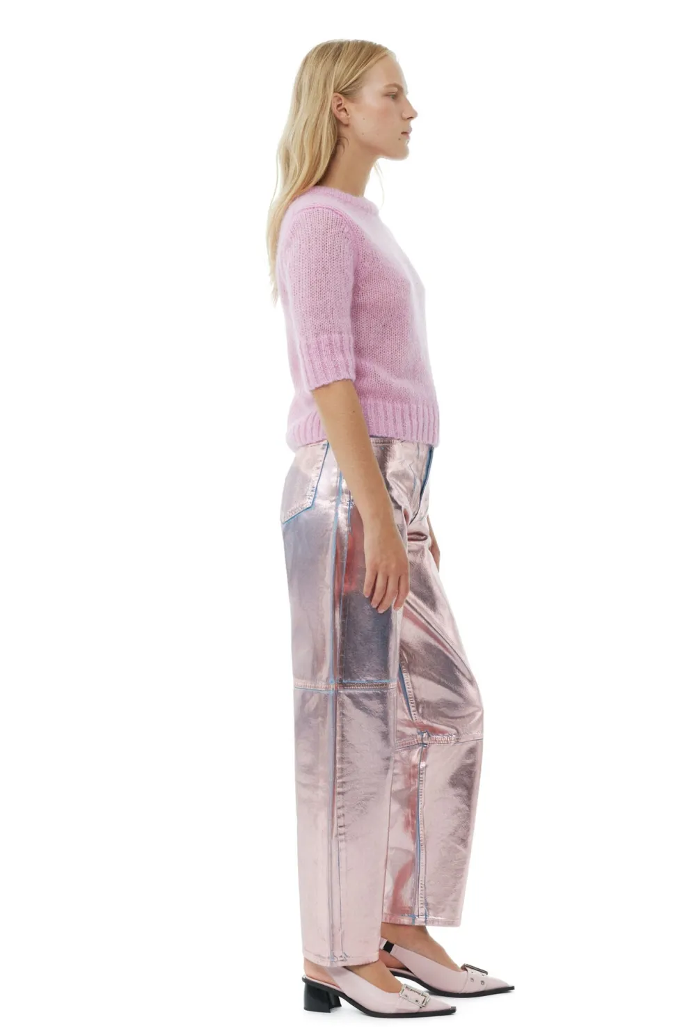 Ganni - Foil Denim Stary