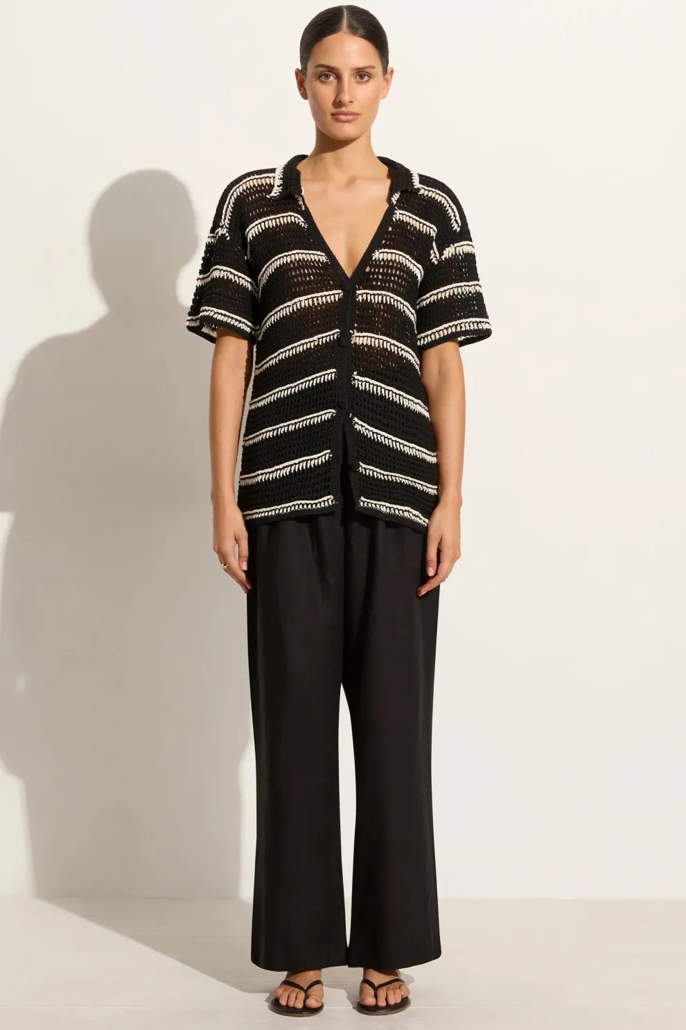 Faithfull The Brand - Gioia Handmande Crochet Shirt